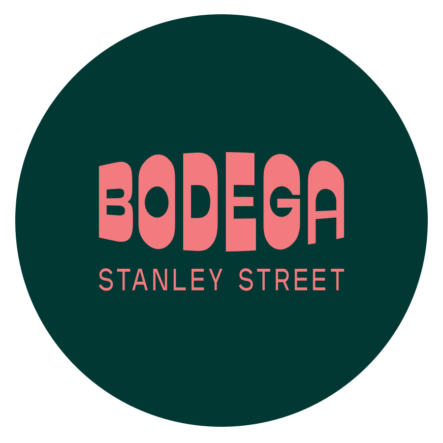 Bodega stanley street logo. Stockists of Blak Brews tea and coffee.