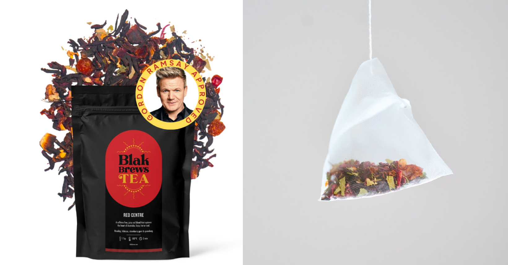 Red Centre Tea Gordon Ramsay Blend And Teabag Natural